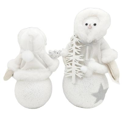 China Artificial Snowflakes Christmas Snowman Doll Christmas Gifts Decoration for sale