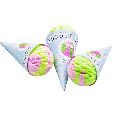 China Ice Cream Shape Bubble Scoop Bubble Bath Relaxation Bomb For Kid for sale