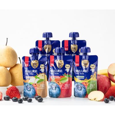 China Factory Normal Manufacture Fresh Baby Fruit Drinks White Peach Puree for sale