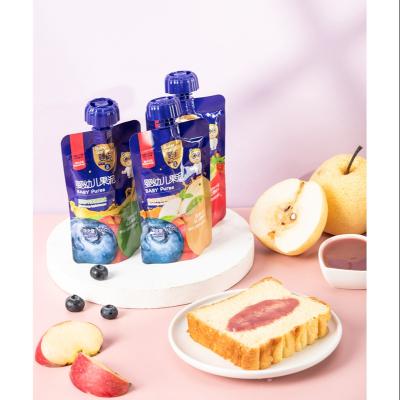 China Real Natural Natural Material Banana-Fig Pear Manggo Baby Fruit Puree for sale