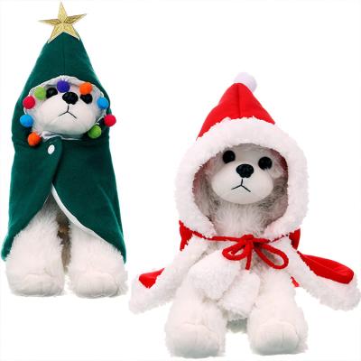 China New Stocked Wholesale Design Pets Dog Cat Cosplay Cloak Christmas Pet Cloak Clothing With Reasonable Price for sale