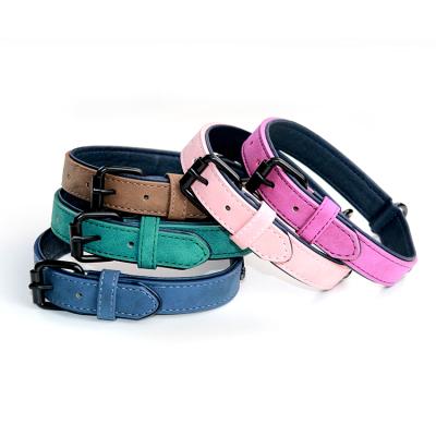 China Thoughtful Pet Collar Small Size Smart Pet Supplies Dog Collars Trim Leather With Metal Accessories On Sale for sale