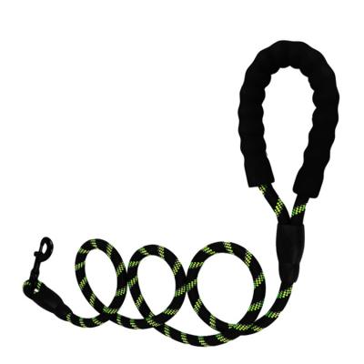 China Large Reflective Strong Nylon Braided Rope Climbing Dog Leash for sale