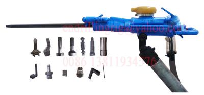 China Low Noise Hand Held Pneumatic Rock Drill for Tunneling / Quarry Drilling for sale