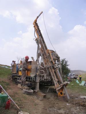 Chine plate-forme de forage de circulation d'inverse de profondeur de perçage de 500m pour la collection témoin d'exploration d'extraction à vendre