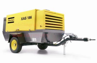 China Portable Diesel Screw Atlas Copco Air Compressors for Rock Blasting / Construction Drilling for sale