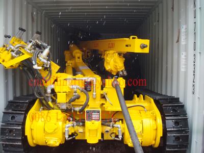 China Full Pneumatic crawler Rock downhole Drilling Rig , borehole drilling equipment  for sale