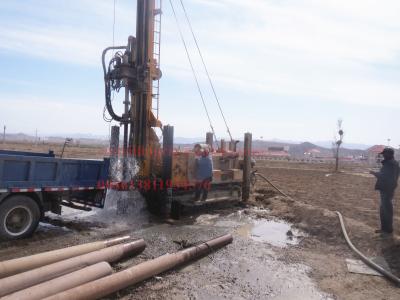 China 600m crawler mounted  Hydraulic borehole drilling machine with big rotation torque for sale