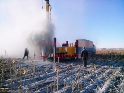 China Most popular water well drilling rig machine , well digging equipment 400m depth for sale