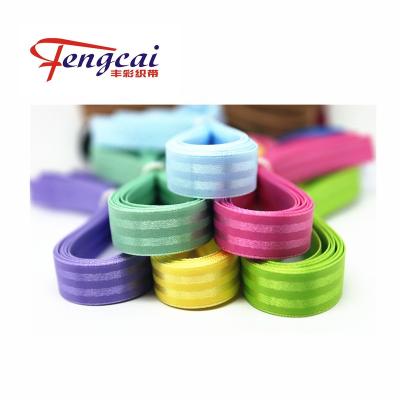 China High Tenacity 10mm High Quality Factory OEM Custom Sizes Brand Logo Gift Box Ribbon Satin Grosgrain Nylon for sale