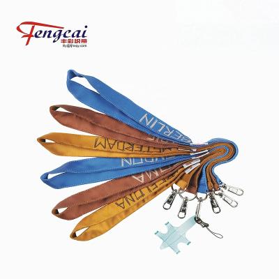 China High Tenacity / Eco - Friendly 20mm Jacquard Polyester Promotion Lanyard for sale