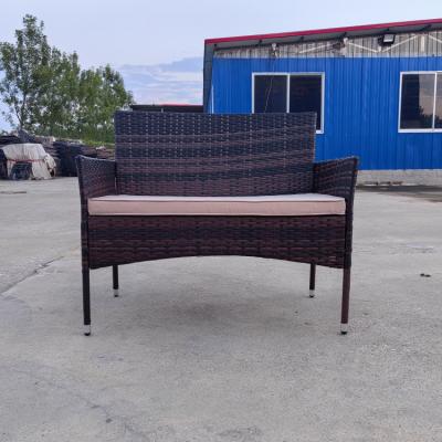 China Weather Outdoor Furniture Outside waterproof patio rattan wicker furniture outdoor garden dining table and chair set for sale