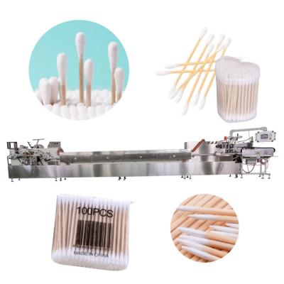 China Factory Customized Direct Selling Cotton Buds Making Machinery Cotton Swab Production One Line for sale