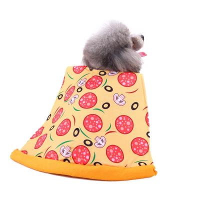 China Viable Hot Selling Cosplay Costume Pet Clothes Dog Cap Dog Halloween Costume Pet Cap Cat Clothes Pizza Cap Pet Supplies for sale