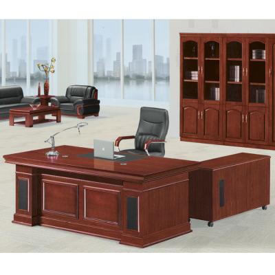 China Office Desk Boss Chair Executive Office Furniture Large Executive Table Convertible Manager's Room Office Table for sale