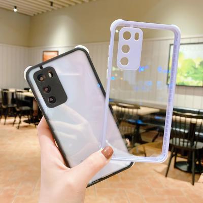 China Shock Proof Shock Proof Hard PC Mobile Back Bumper Cover Transparent Cell Phone Case For Huawei P40 for sale