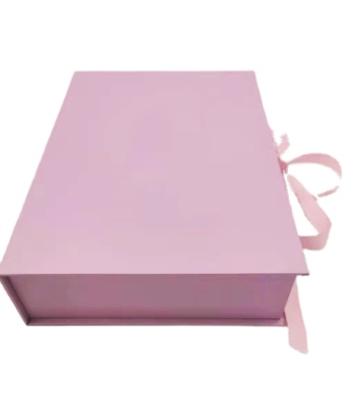 China Wholesale Recyclable Custom Logo Pink Magnetic Wig Cardboard Hair Extension Packaging Box Premium Quality Wig Paper Box Luxury Gift Box for sale