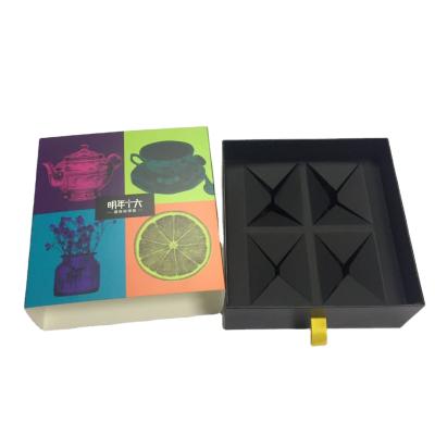 China Small Recyclable Square Cardboard Cardboard Tea Display Box Tea Paper Box For Tea for sale