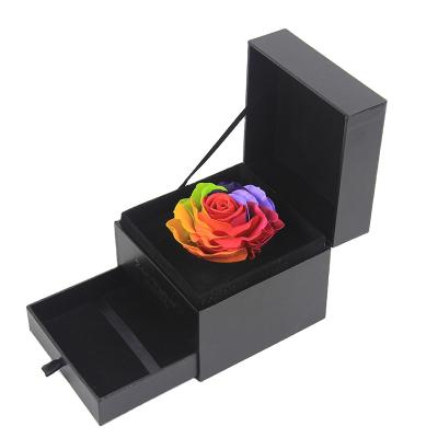 China Reused Materials Flower Drawer Boxes With Suit Logo And Graphics A Hot Deals For Black From Trusted Factory By UV Gift Shop for sale