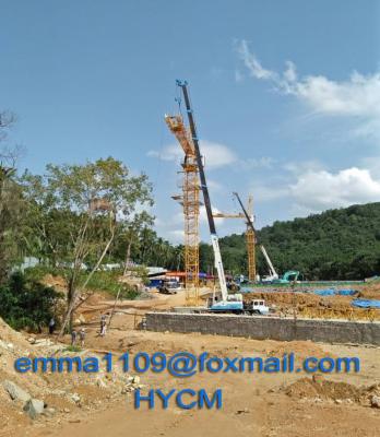 China Beste Aktion QTZ6013 Grue Bau-Schleppkran mit EXW FOB CIF DDP Preis zu verkaufen