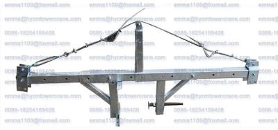 China OEM Hot Dipped Galvanized Parapet Clamp Suspended Gondola Spare Parts for sale