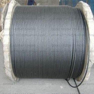 China 8.6mm Galvanized Steel Wire Rope For ZLP800 Construction Suspended Cradle for sale