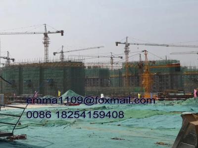 China Tower Head Kind of Tower Cranes For Apartment Construction Building 6 tons 40m Height for sale