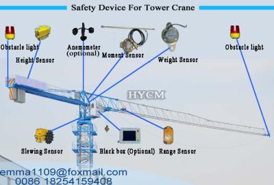 China Flat Top Tower Crane QTZ63(5210) Types of Hydraulic Telescopic Climbing for sale