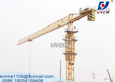 China 64M Tower Crane Boom Length Civil Construction Equipment 12 tons Topless Type for sale