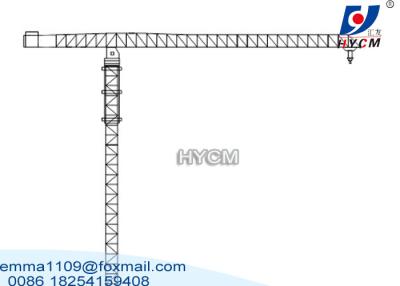 China PT 5010 5T Hydraulic Telescopic Tower Crane Topless Flat Top Type Prices for sale