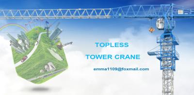 China Factory PT5010 HYCM Tower Crane 50M Lifting Jib 4T Max. Load Chart for sale