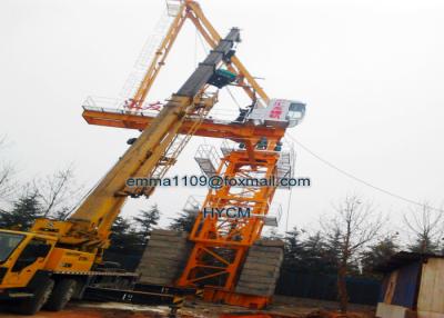 China 18 Tons Luffing Tower Crane D5520 55m Work Jib Power Line for sale