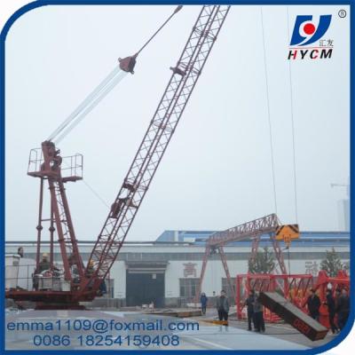 China 8000 kg Derrick Crane 1840 Models Fixed Roof Floor Lifting Material for sale