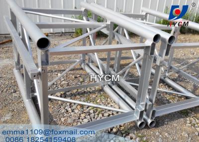 China Maschinenteile 76*6mm Galvanisierter Mast-Abschnitt für Gebäudeheber zu verkaufen