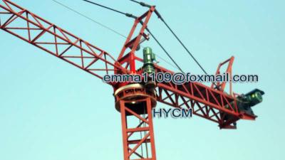 China 6mts Boom Mini Inner Climbing Tower Crane 1Tons Load 380V/60Hz Power for sale