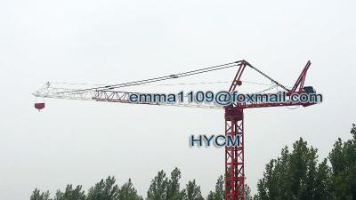 China QT10 9M Boom Inner Climbing Tower Crane 700kg Capacity Remote Control for sale