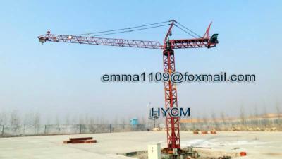 China Mini 700kg Load Inner Climbing Tower Crane 9mts Jib Length CIF Brazil for sale