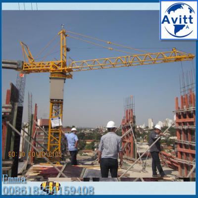 China QT10 Smaller Inner Climbing Tower Crane 6m Jib Length 1t Load Capacity for sale