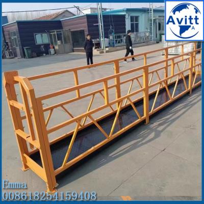 China 100m Working High 1000kg Suspension Platform 2.2kw Power Hot Dipping Zinc Material for sale