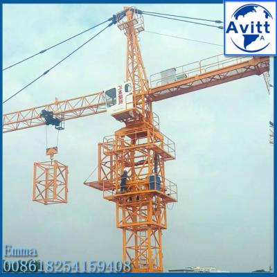 China 6t Mobile Tower Crane QTZ63 5013 40m Height Wide Buildings Construction for sale