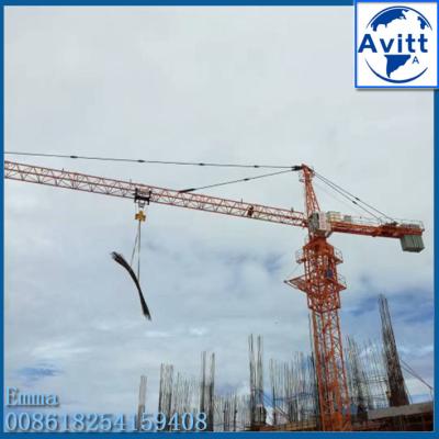 China 6 Tons Travelling Tower Crane Base With Ballast Type Foundation for sale