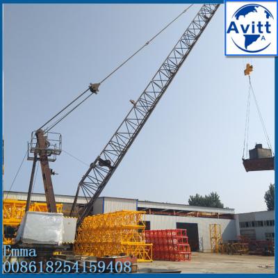 China QD150 Derrick Crane 30m Arbeitsschraube 6,0t Spitzenlast und 10t Max.Last zu verkaufen