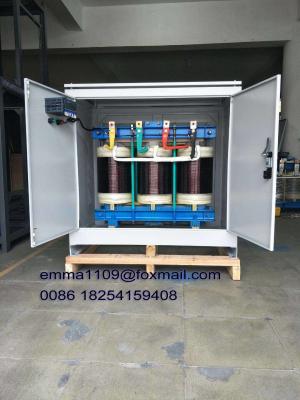 China Copper Winding Three Phase Isolation Transformer 60kva 230v to 380v for Tower Crane for sale