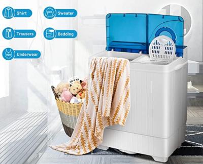 China Semi Automatic Factory Hotel 15kg Twin Tub Washing Machine for sale