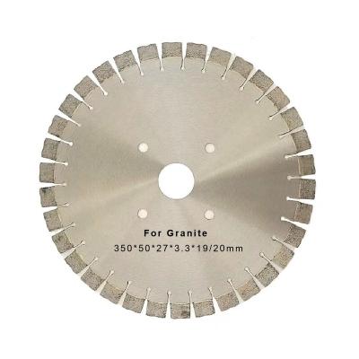 China High Speed ​​Smooth Edge Circle 350mm 14inch Diamond Segmented Cutting Saw Blade For Granite for sale