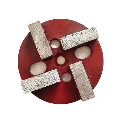 China Linear High Speed ​​Soft Edge Polishing 4 Inch Diamond Block Disc Ceramic Stone Disc Concrete Grinding Polishing for sale