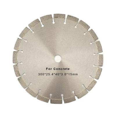 China Turbo High Speed ​​Smooth Edge Dry Or Wet Circular Disc 300mm 12inch Segmented Concrete Cutting Diamond Saw Blade for sale