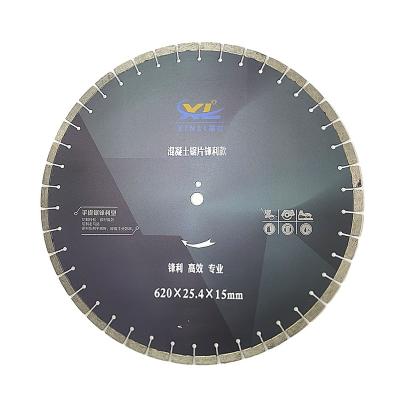 China High Speed ​​Smooth Edge 600MM 24 Inch Large Diamond Blade Wall Saw Wet Cutting Saw Blade For Cutting Concrete Wall And Building Materials for sale