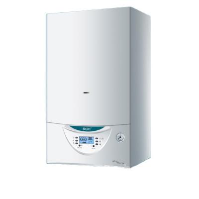 China Household ROC 24KW Natural Gas Hot Water Heater Instant Room Heating Wall Mounted Tankless Boiler For Home for sale