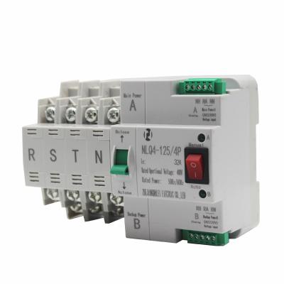 China PC Made In China MS Level Manual 100 Amp Dual Power Automatic Transfer Switch for sale